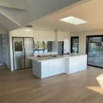 living room with kitchen room design